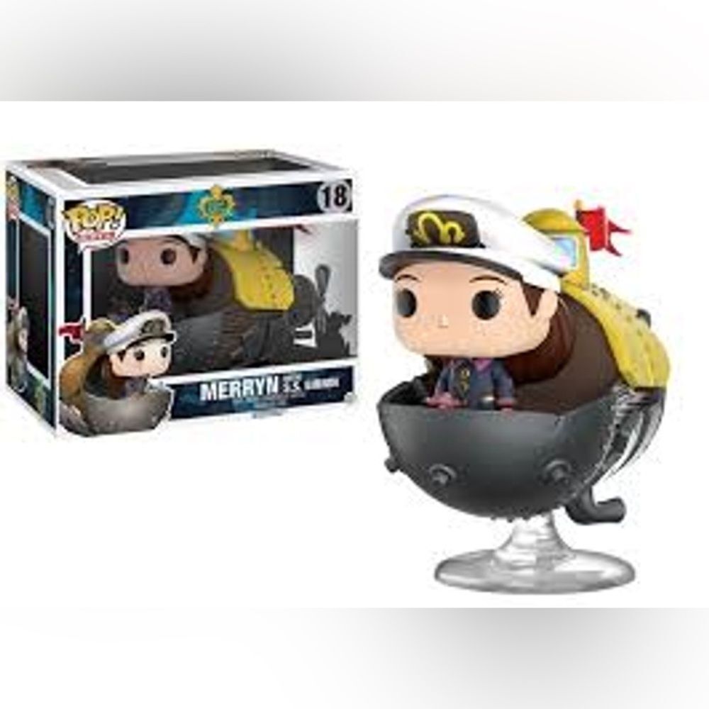 Funko Pop! Merryn With S.S.Ernie #18 Song Of The Deep GameStop Exclusive Figure